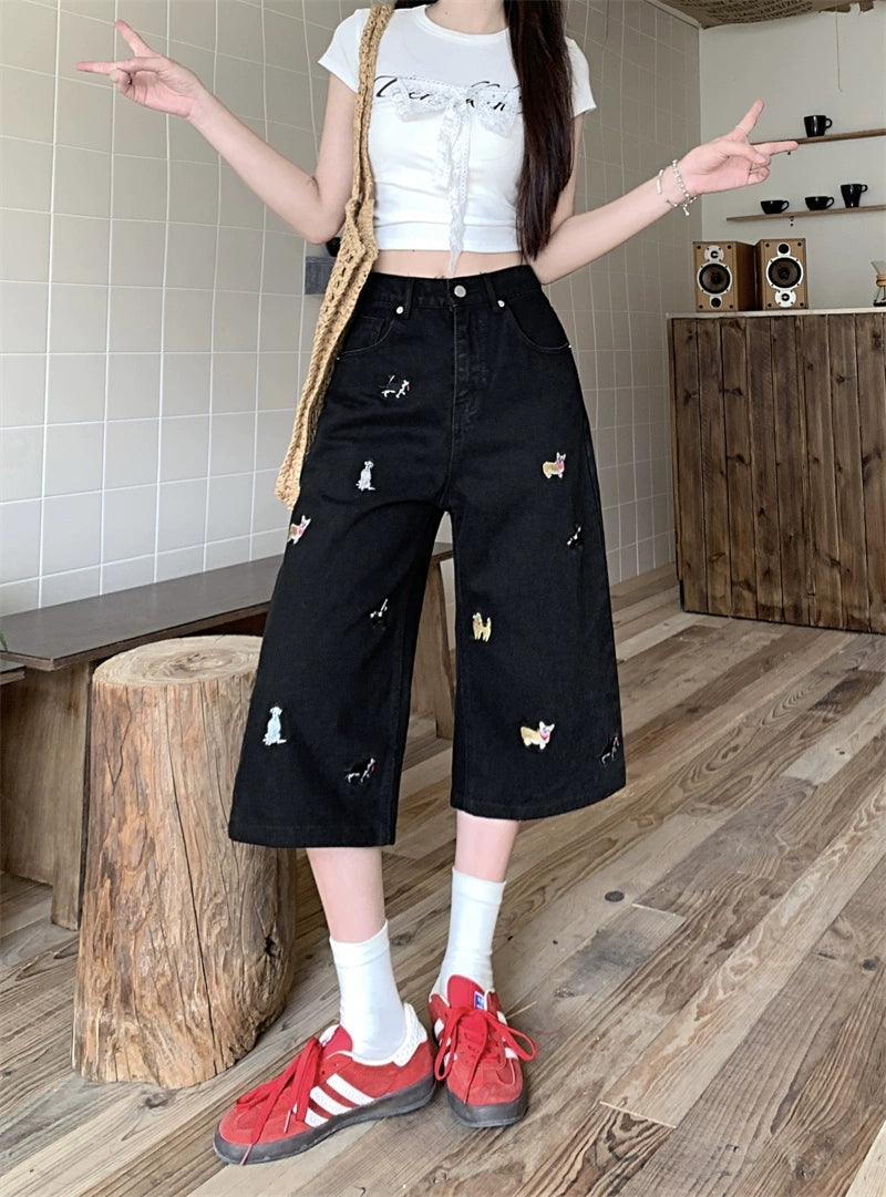 Denim Bermuda Shorts