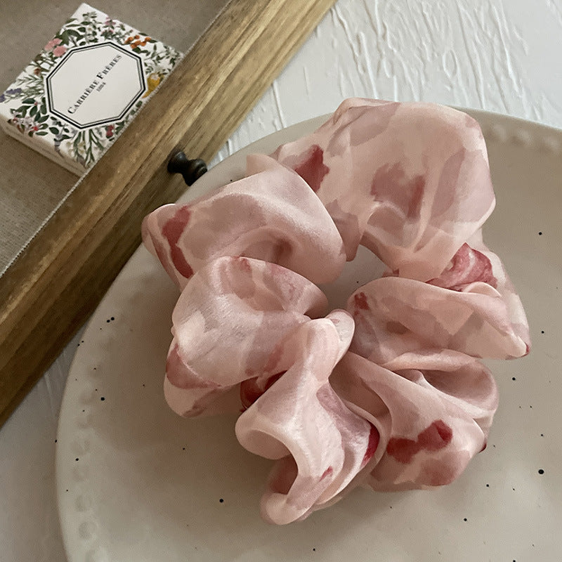 Floral Delight Chiffon Scrunchies