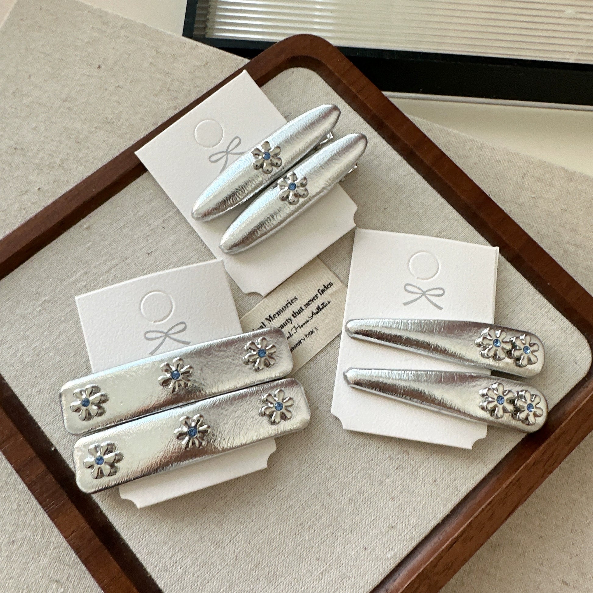 Erica Silver Hair Clip