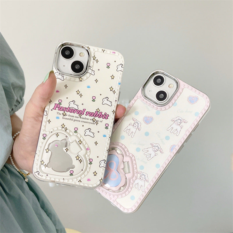 Bunny Flip Mirror Case