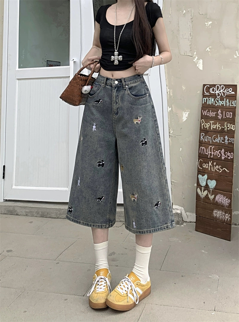 Denim Bermuda Shorts