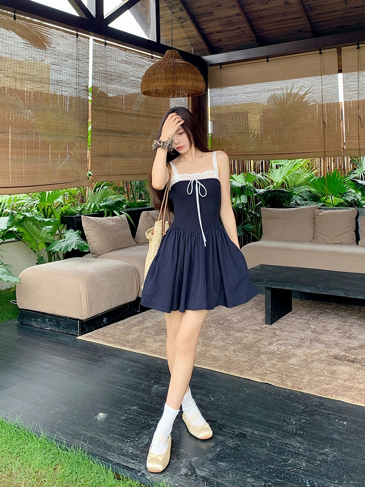 Drawstring Sundress Summer Dress