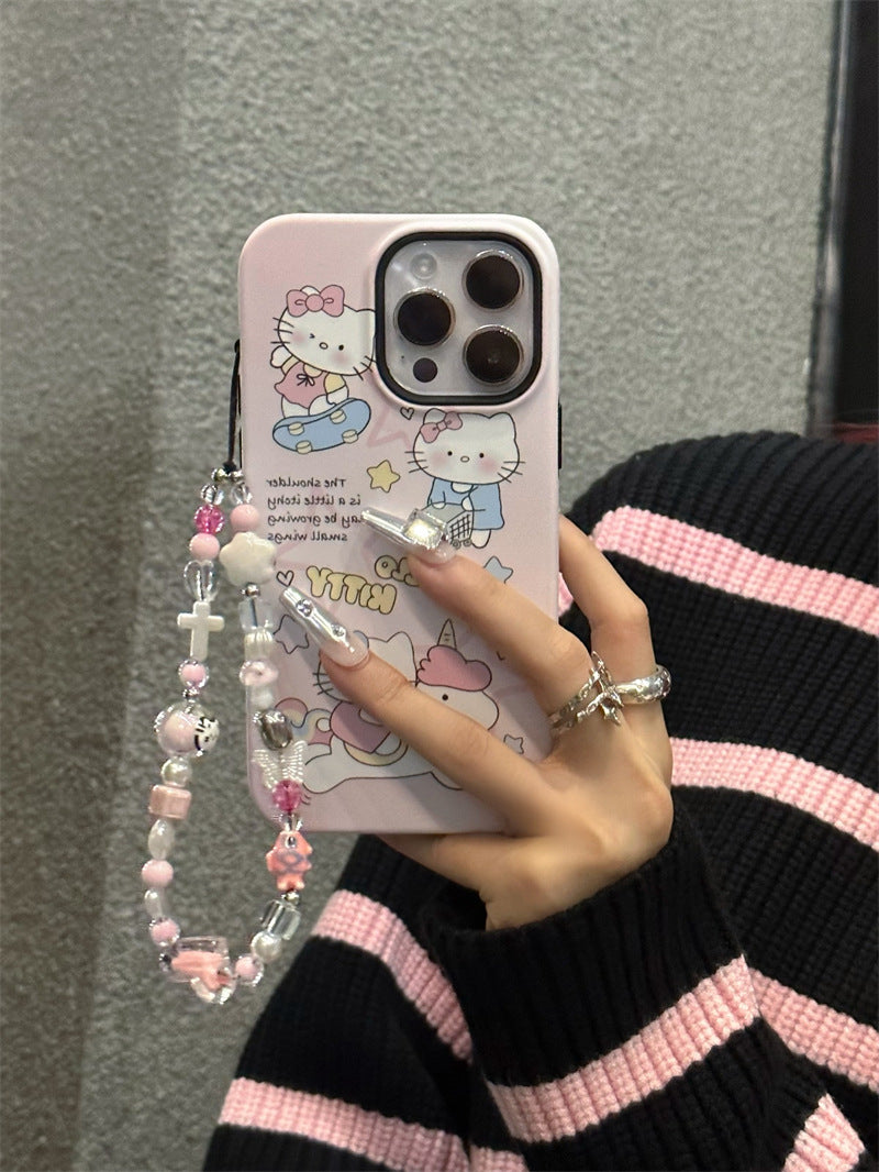 Skating Kitty Pink Case