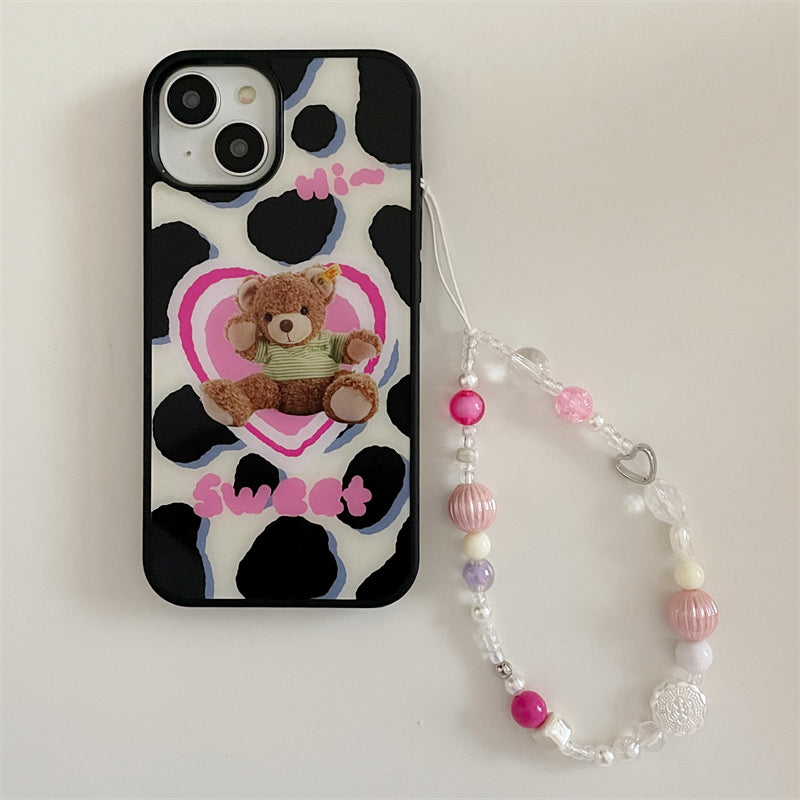 Sweet Teddy Moo Print Case