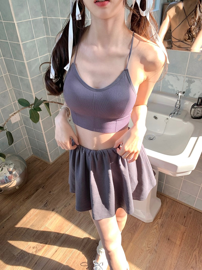 Seamless Comfort Ribbed Crop Bralette