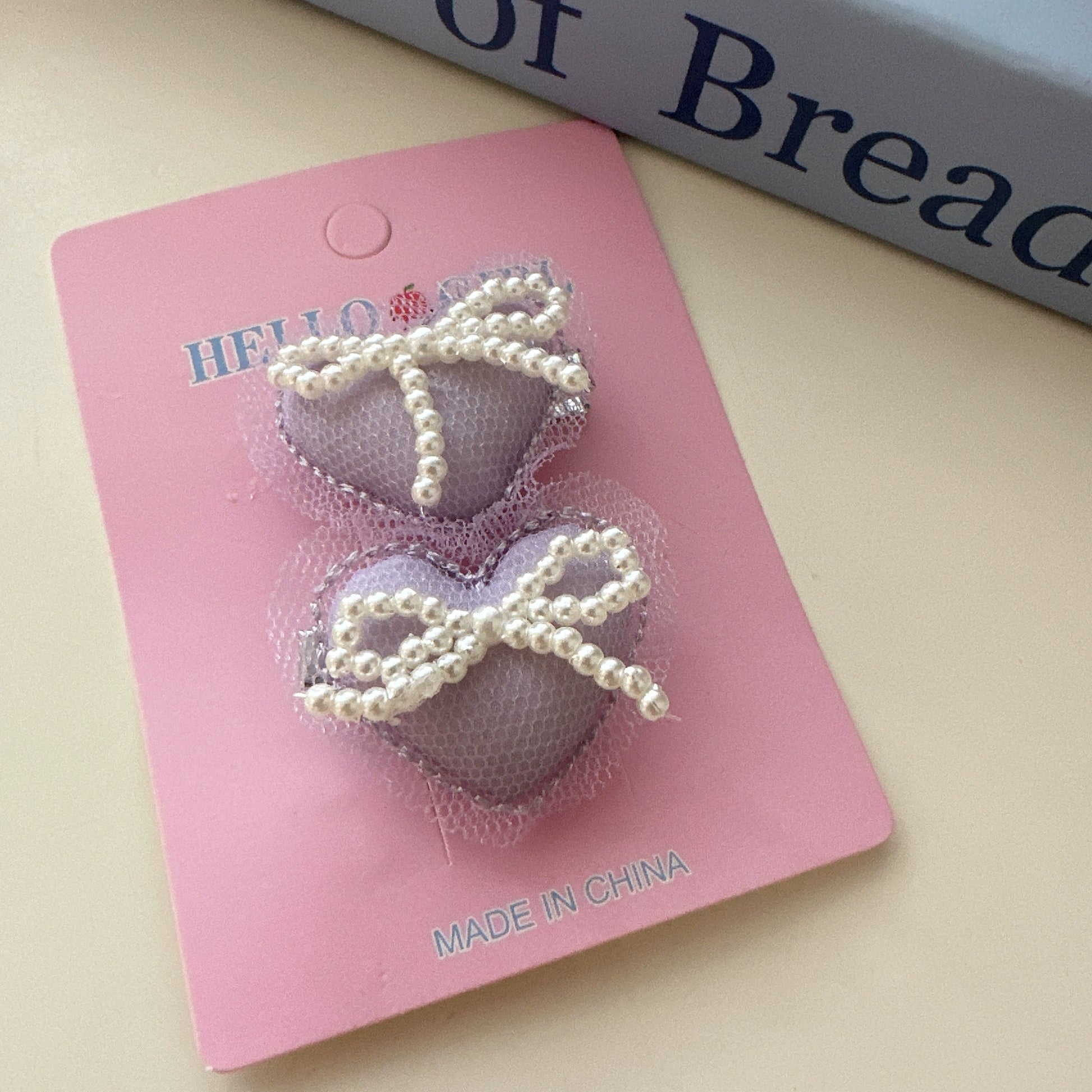 Hearty Ribbon Mini Clips