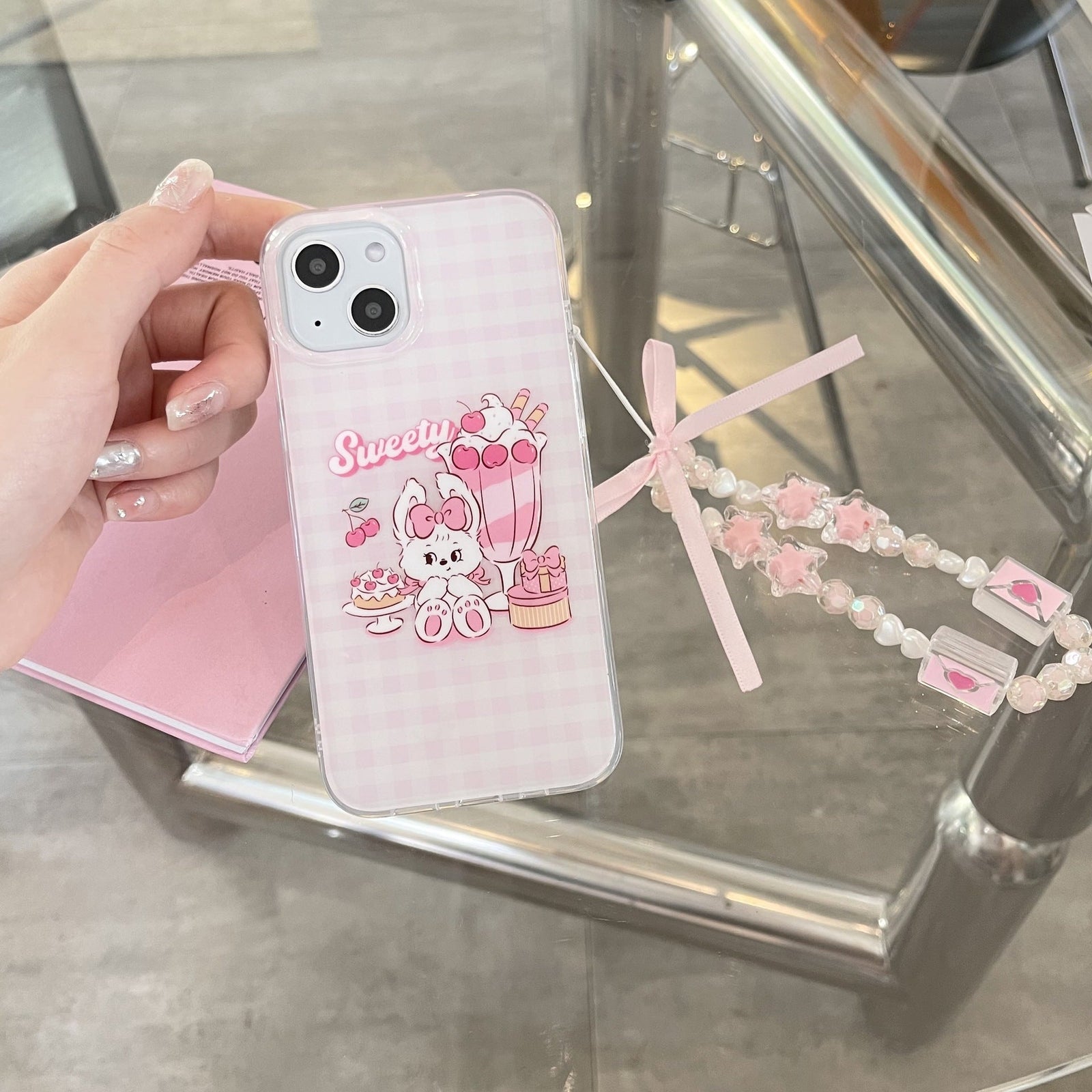 Sweety Bunny Plaid Case