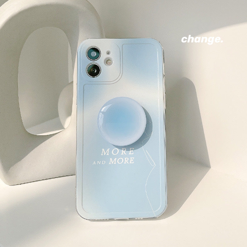 Baby Blue Gradient Pop Socket Case