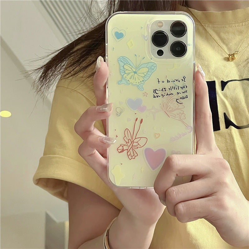 Fairy Butterfly Marble Case