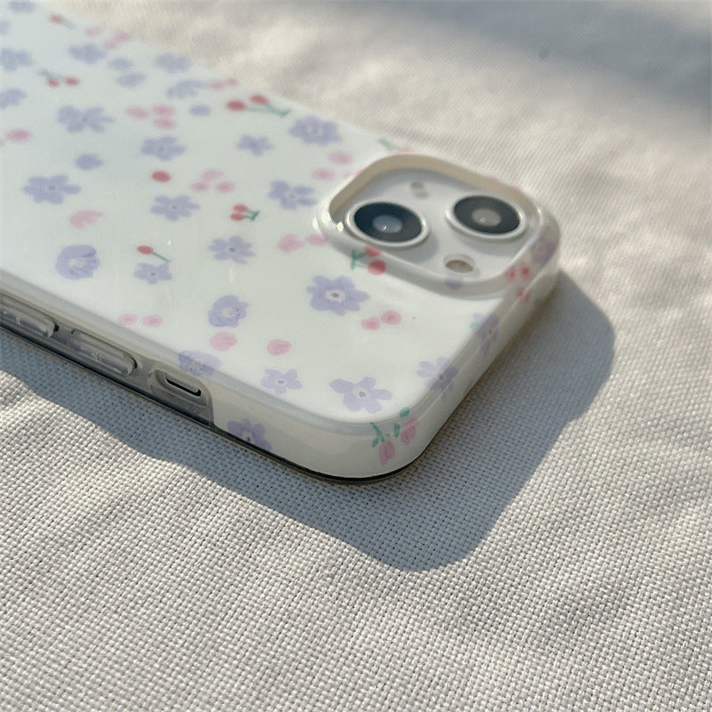 Lilac Floral Print Case