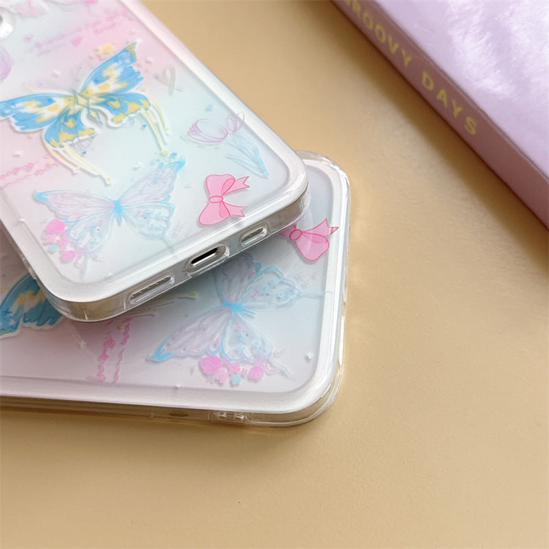 Butterfly Bow Gradient Color Case