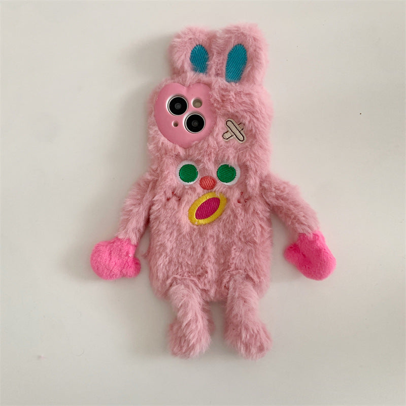 Pink Bunny Mittens Case