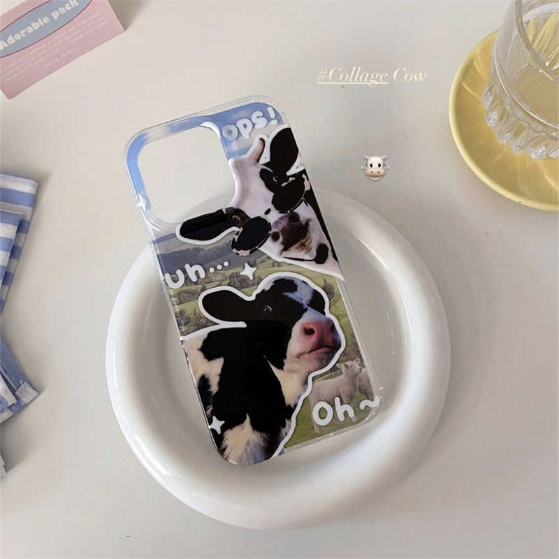 Oops Cow Print Case