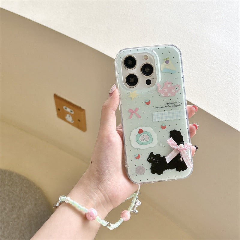 Cute Cat Pastel Sticker Phone Case