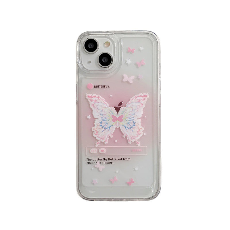 Colorful Flutter Transparent Case