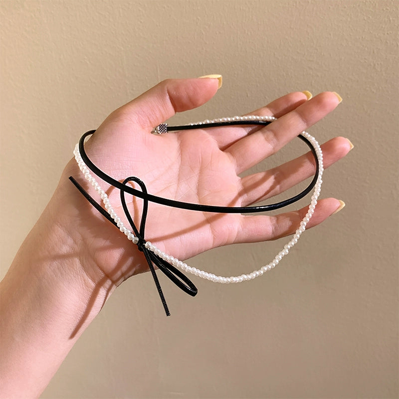 Silver Ribbon Layered Choker Jewelry