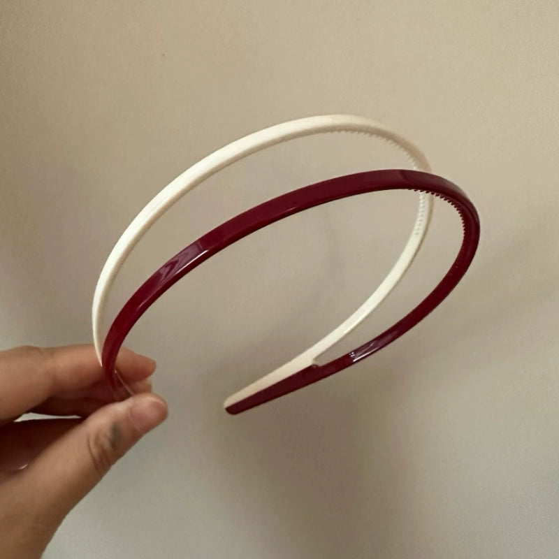 Pastel Slim Non-Slip Headband Set