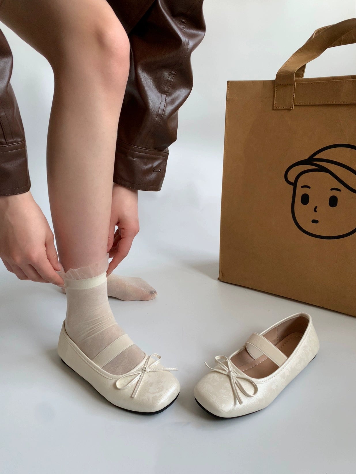 Classic Bowknot Mary Jane Flats
