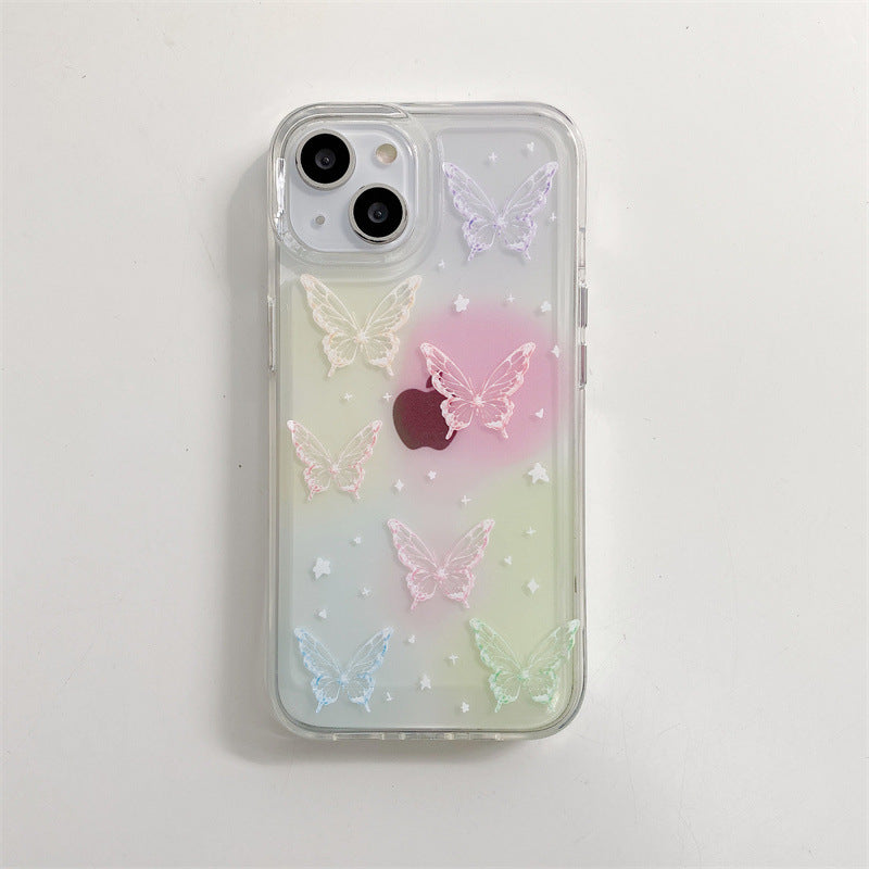 Colorful Flutter Transparent Case