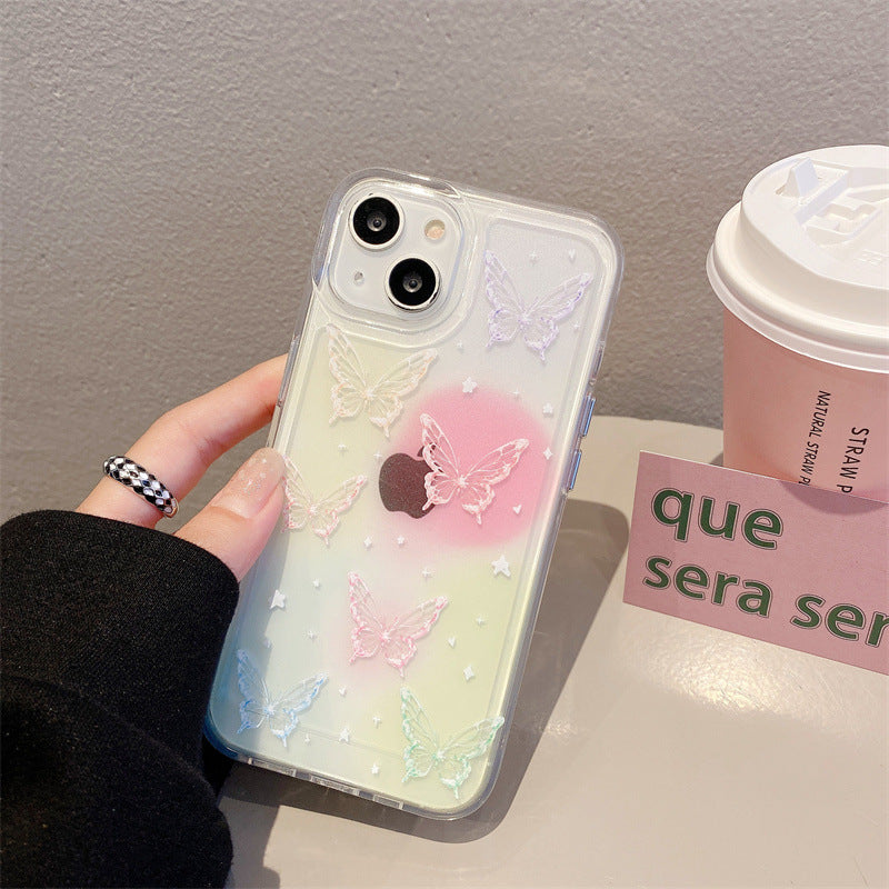 Colorful Flutter Transparent Case