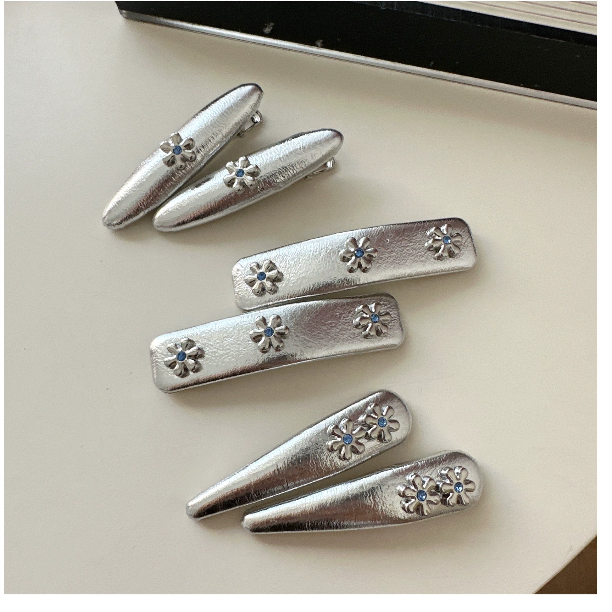 Erica Silver Hair Clip