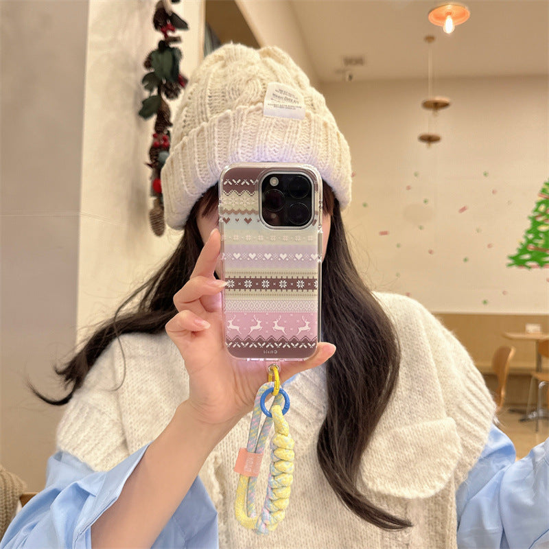 Pastel Knit Pattern Phone Case