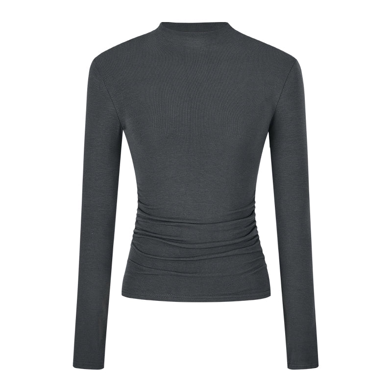 Casual Fitted Long Sleeve Top