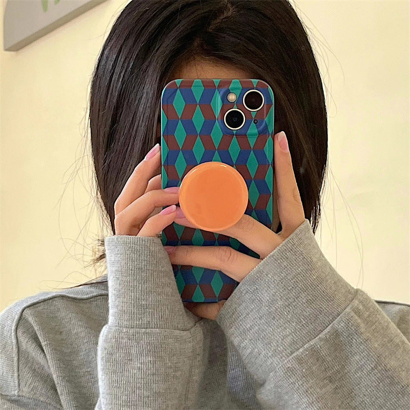 Zigzag Sunset Pop Socket Case