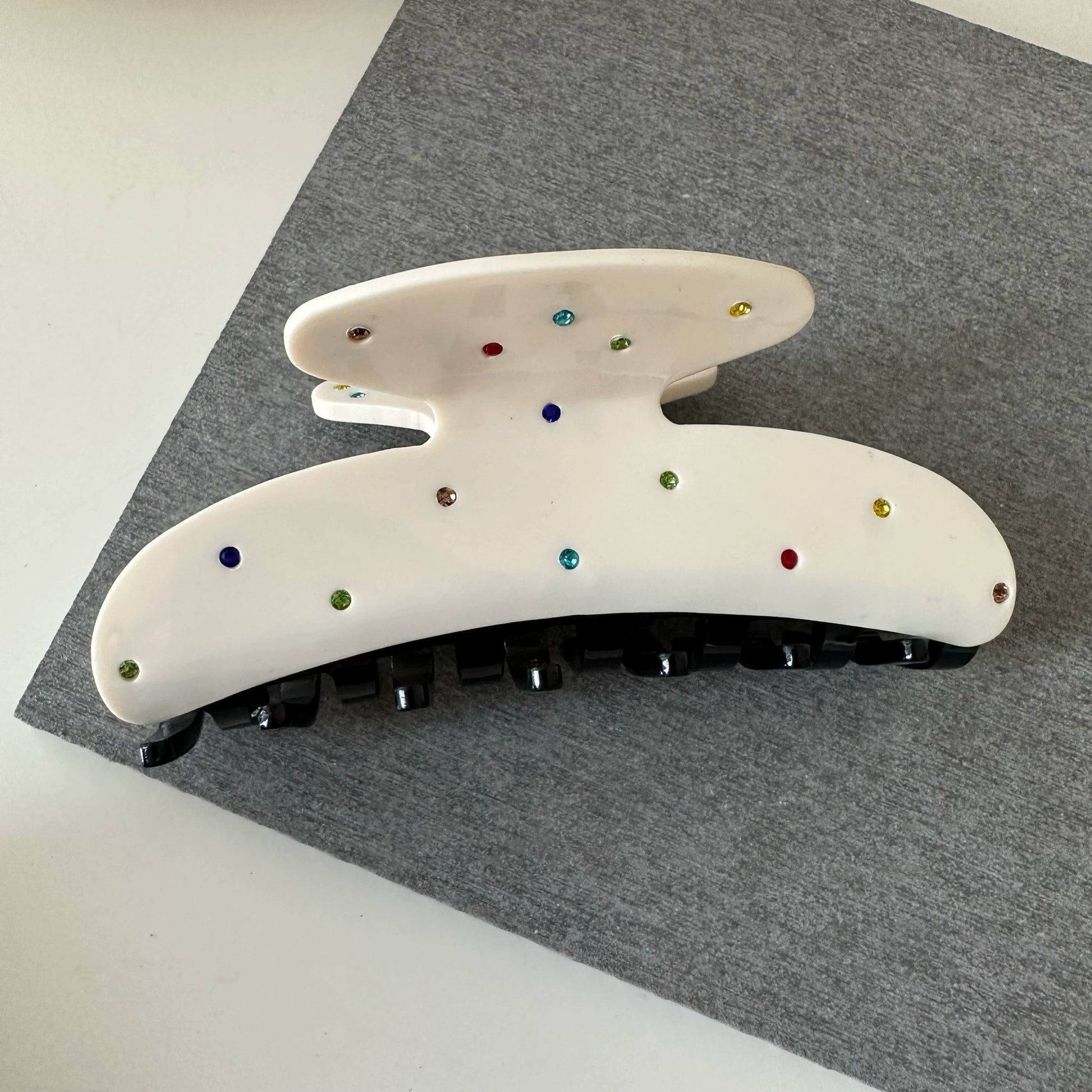 Multicolor Rhinestone Claw Clips