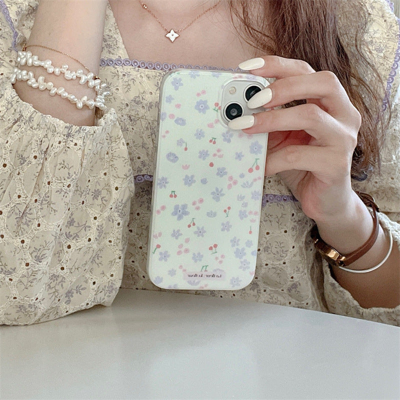 Lilac Floral Print Case