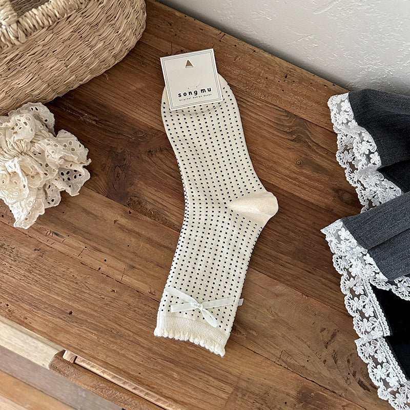 Vintage Floral Soft Cotton Socks