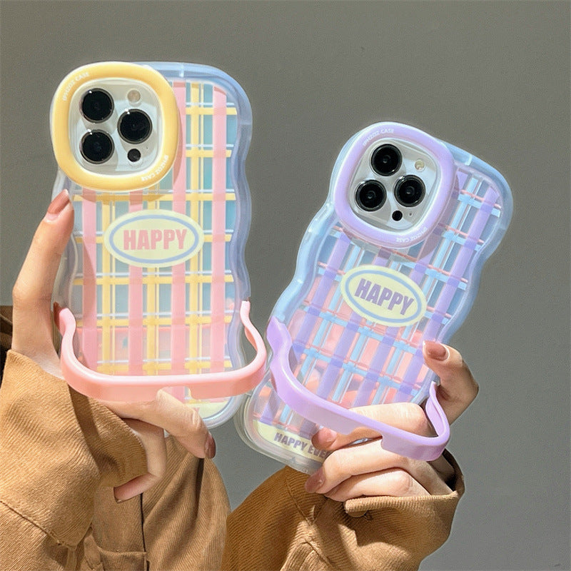 Happy EveryDay Plaid Case