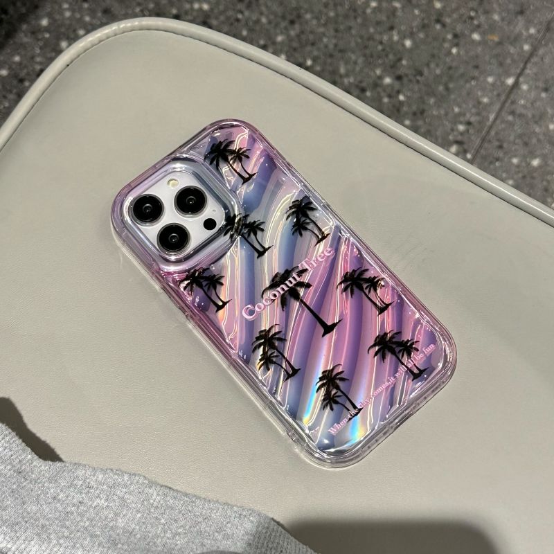 Pink Coconut Tree Case