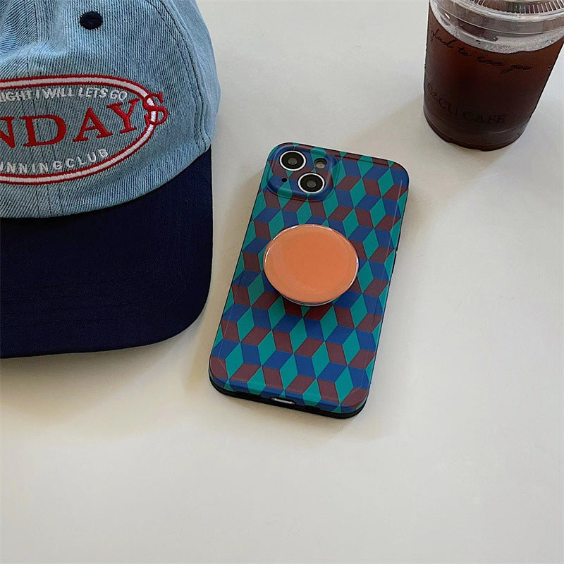 Zigzag Sunset Pop Socket Case