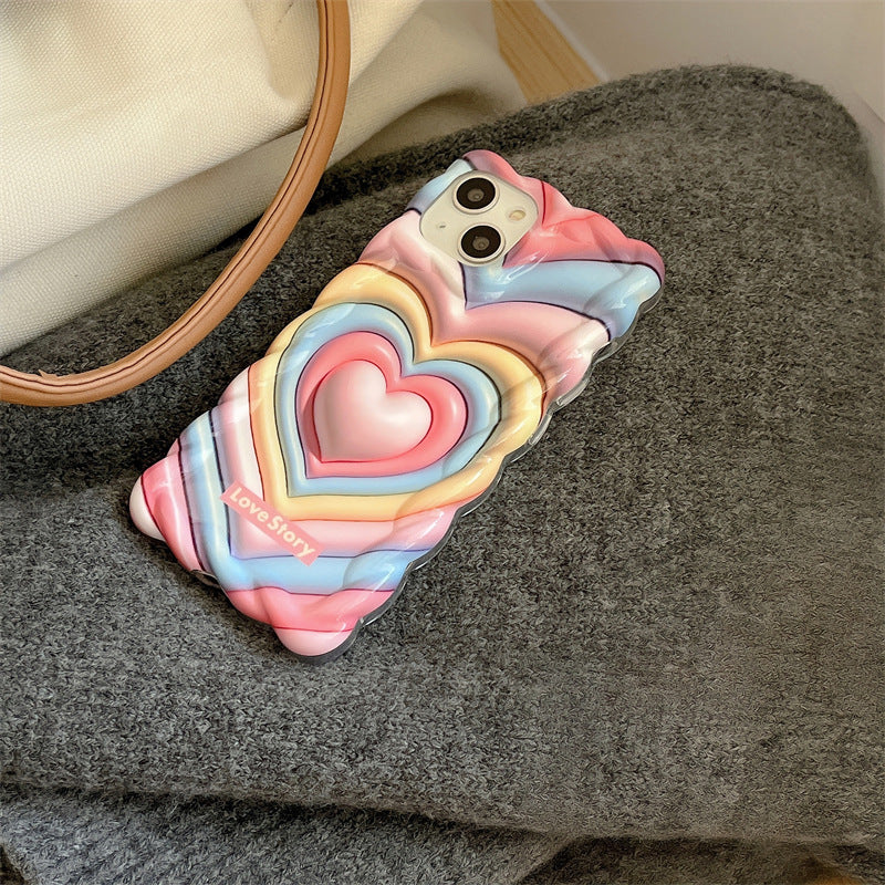 Bubble Heart Layer Case