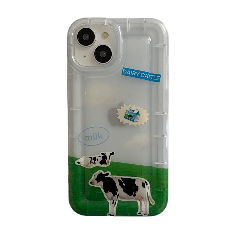 Cow Field Transparent Case