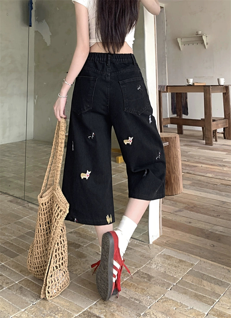 Denim Bermuda Shorts