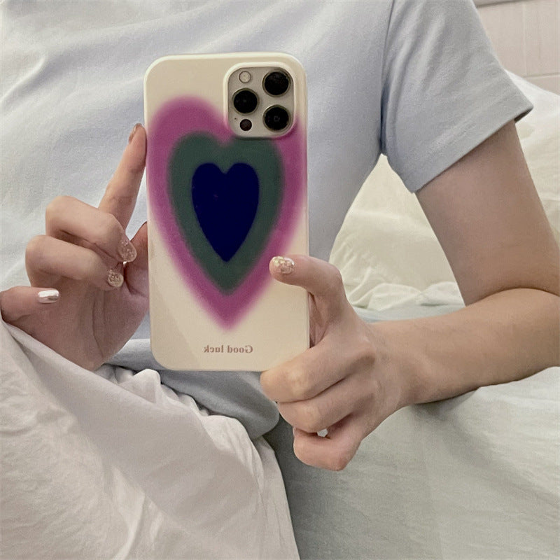 Contrast Layer Heart Case