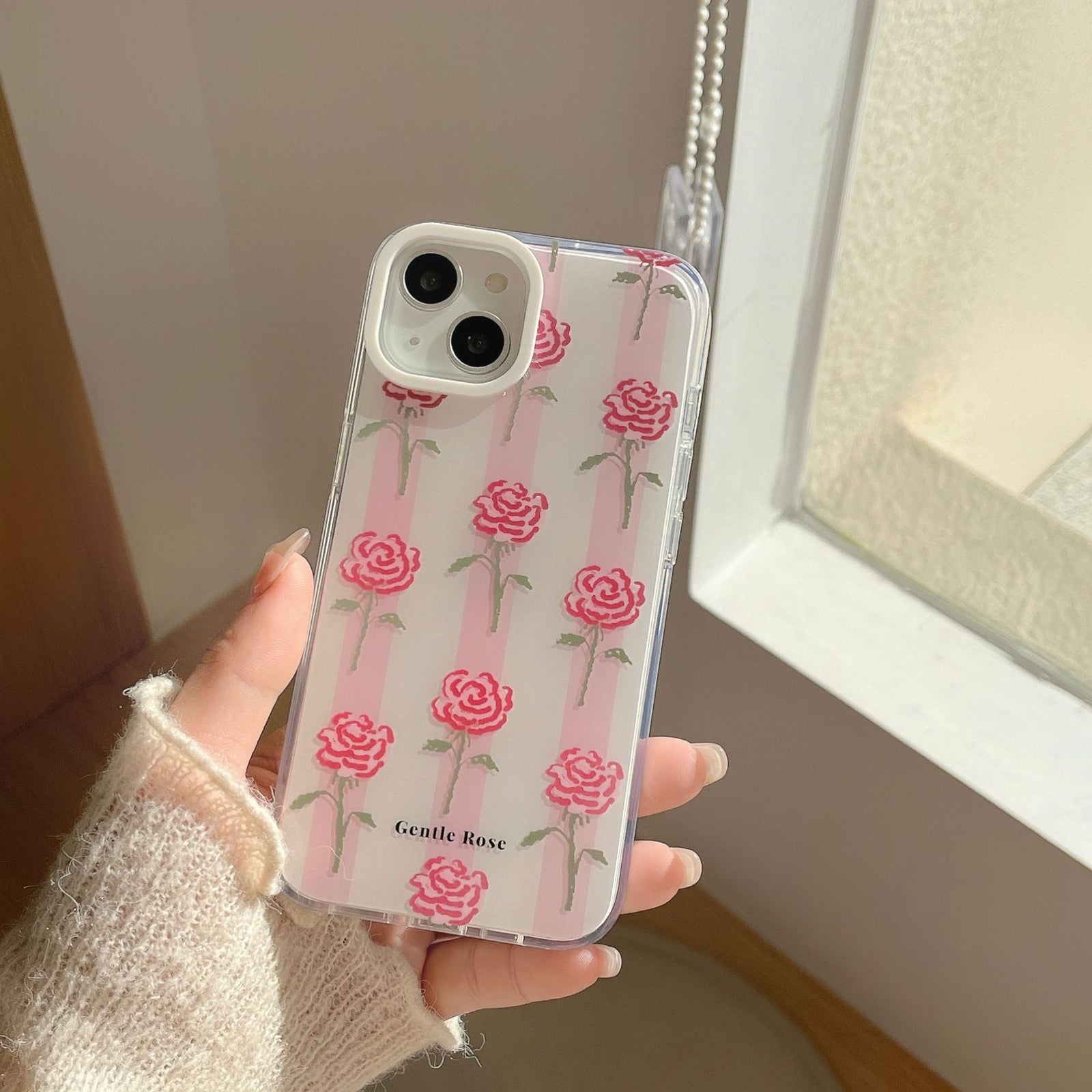 Flower World Transparent Case