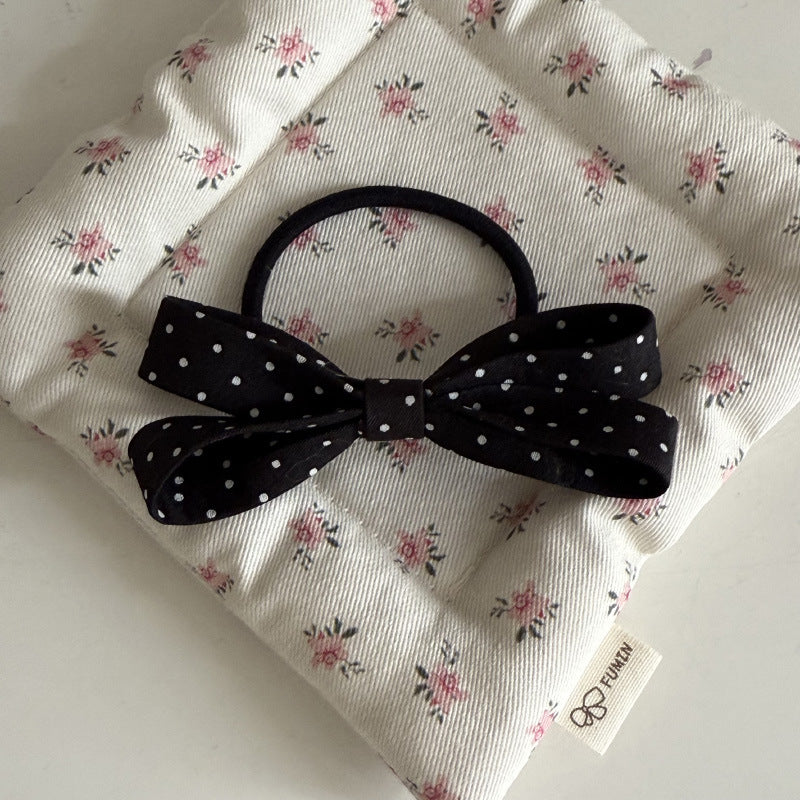 Polka Dot Bow Hair Accessories Set