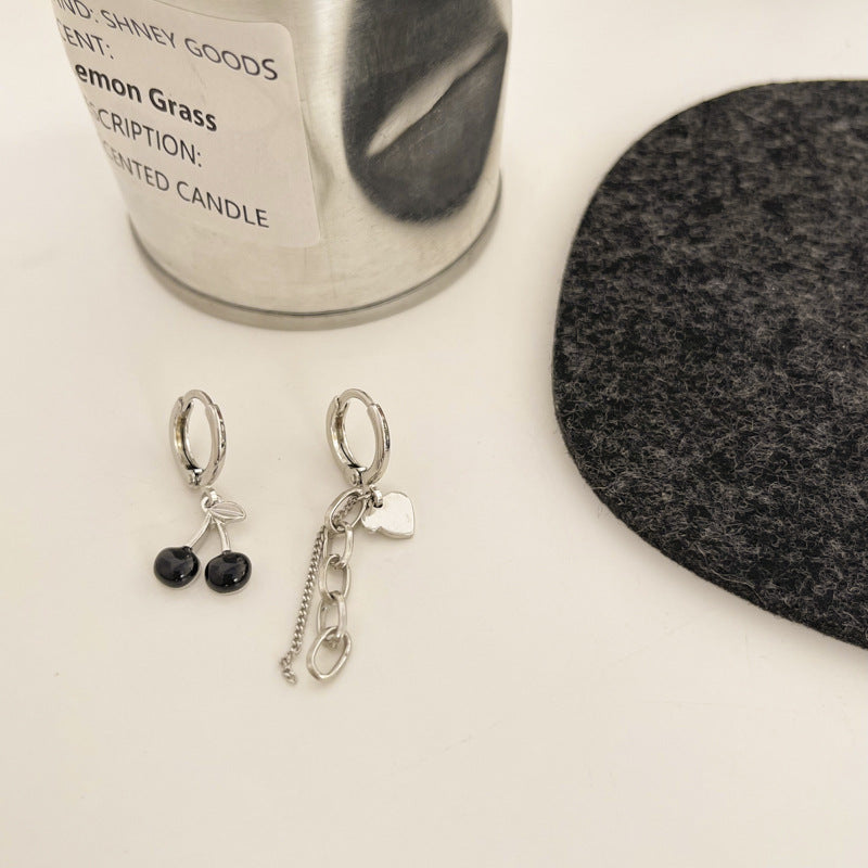 Black Cherry Earring Set