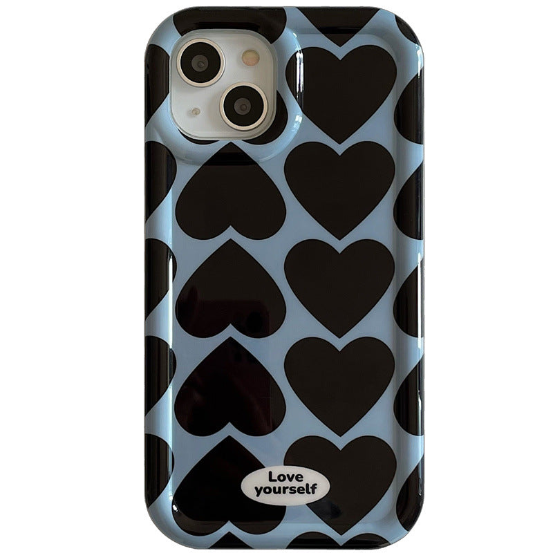 Blue Black Heart Case