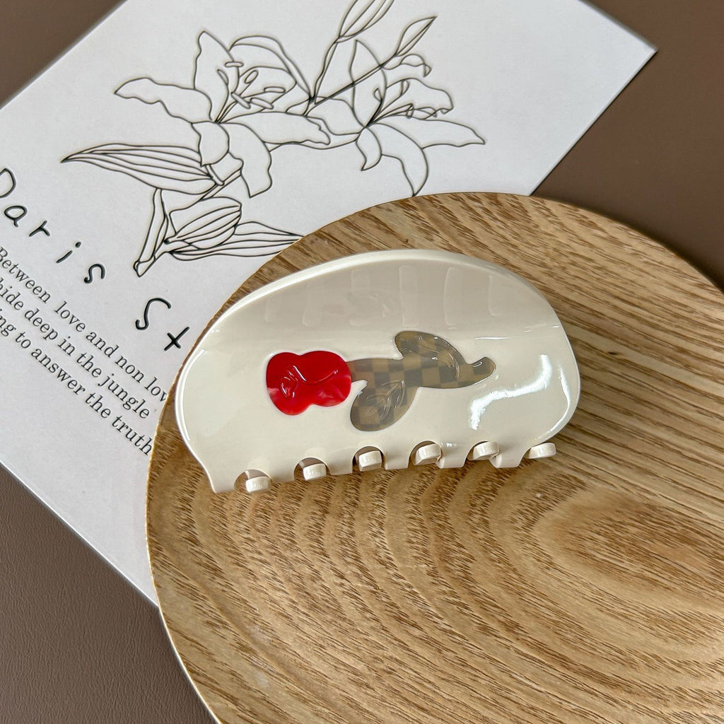 Charming Patterned Hair Claw Set