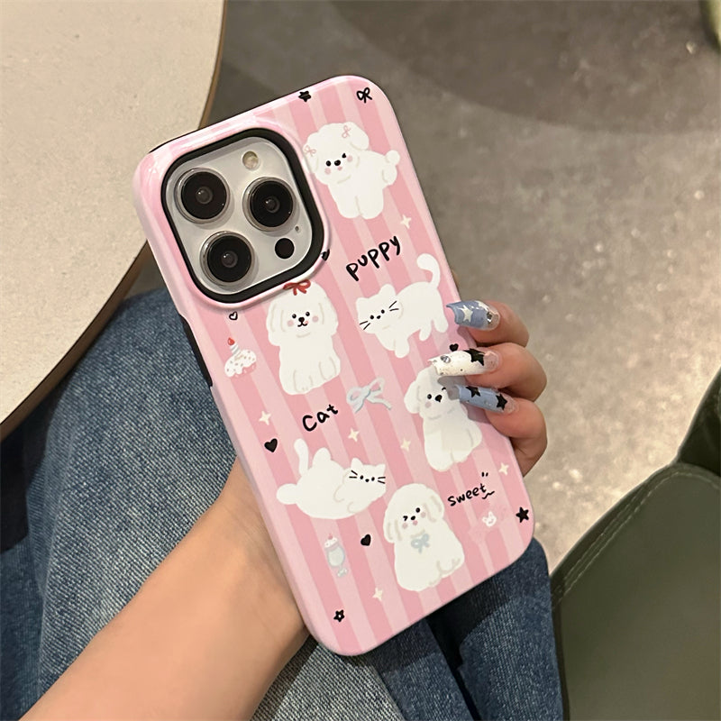 Puppy Cat Pink Case