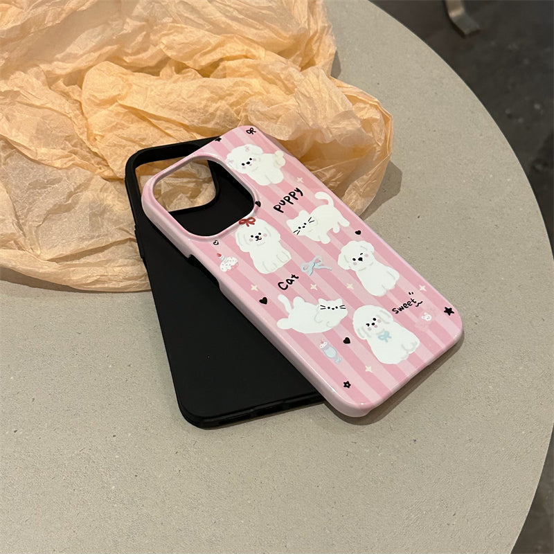 Puppy Cat Pink Case