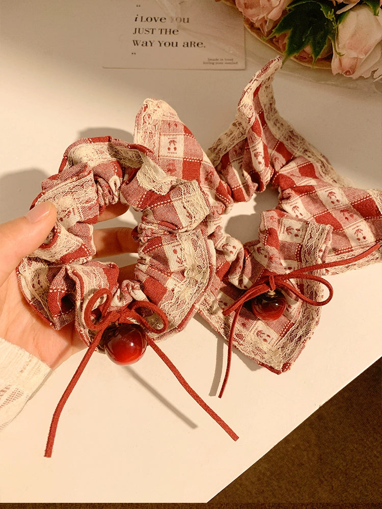 Ruffle Hair Scrunchie