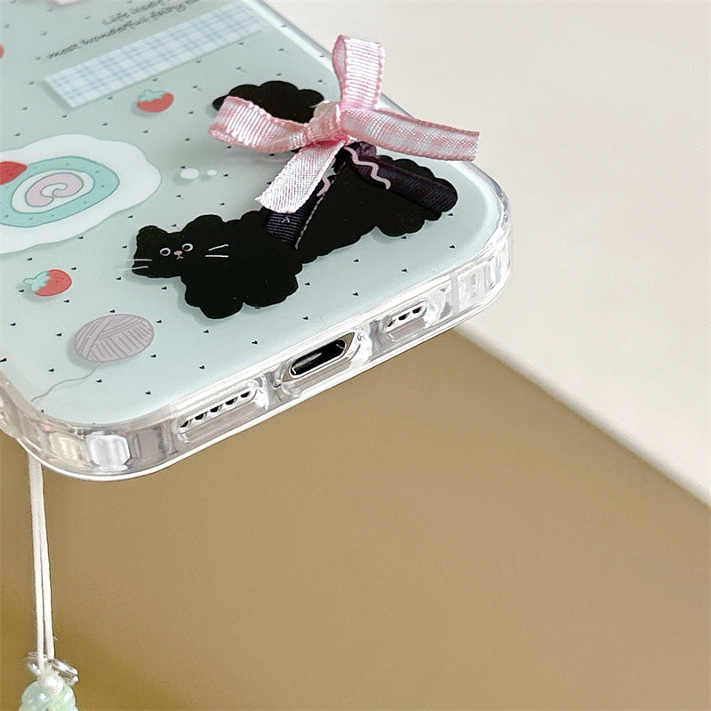 Cute Cat Pastel Sticker Phone Case