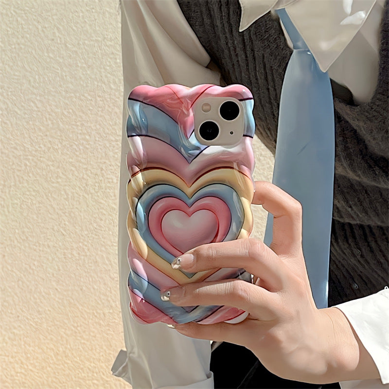 Bubble Heart Layer Case