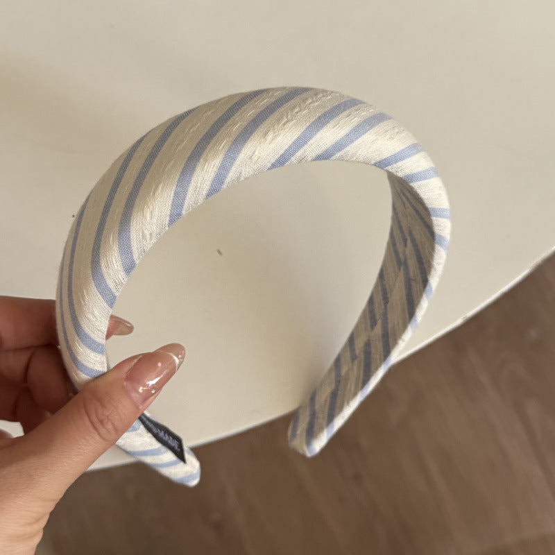 Plaid Fabric Headband Hair Accessories