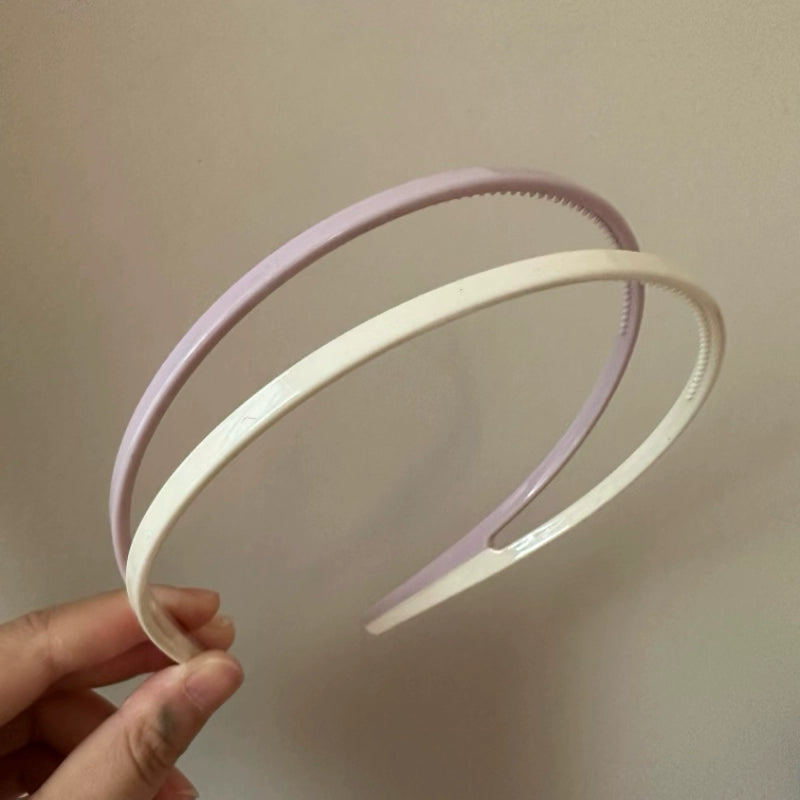 Pastel Slim Non-Slip Headband Set
